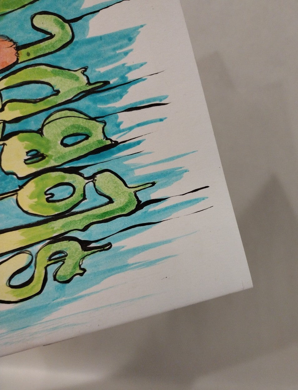 Madballs vs Garbage Pail Kids TGSA 1 Sketch Variant Comic W DCastr Original Art