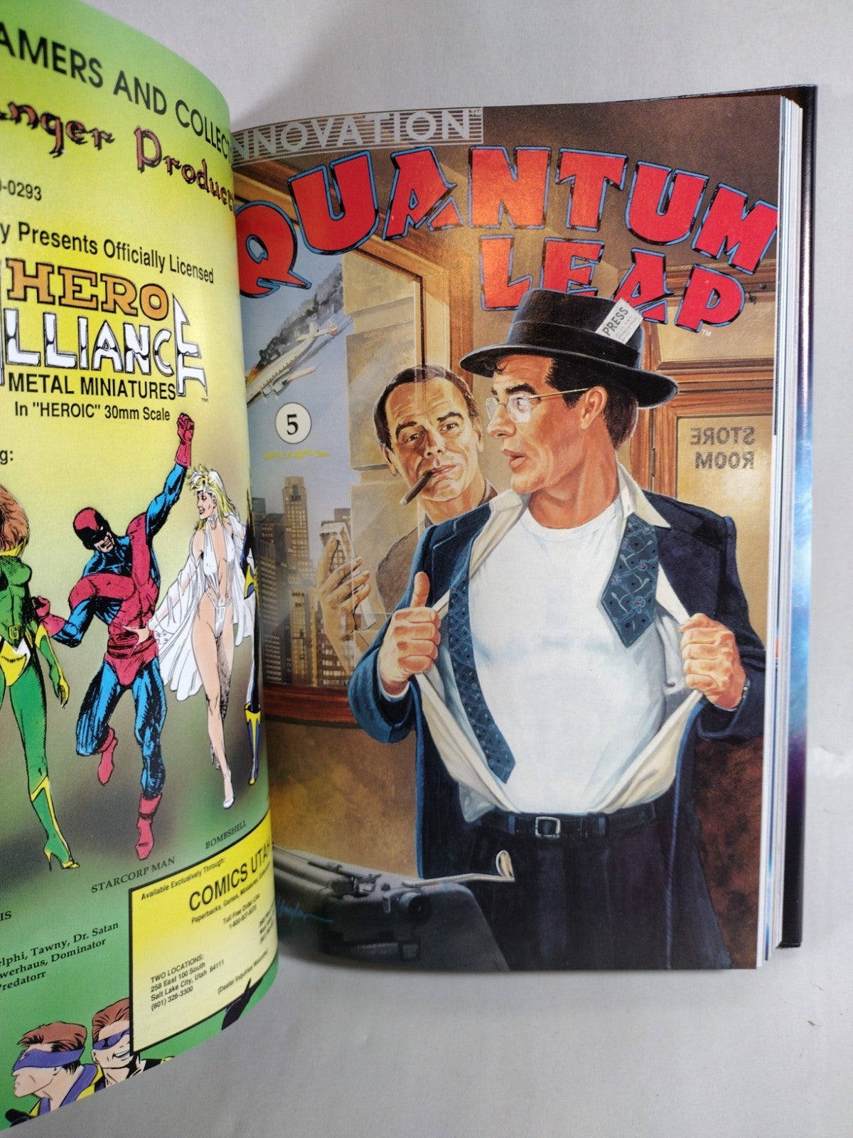 Quantum Leap Complete Collection (1991-1993) Custom Bound Innovation Comic HC