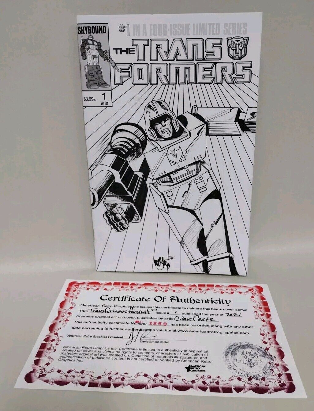 Transformers Facsimile #1 (2024) Image Comic Sketch Variant Cover W Original Art