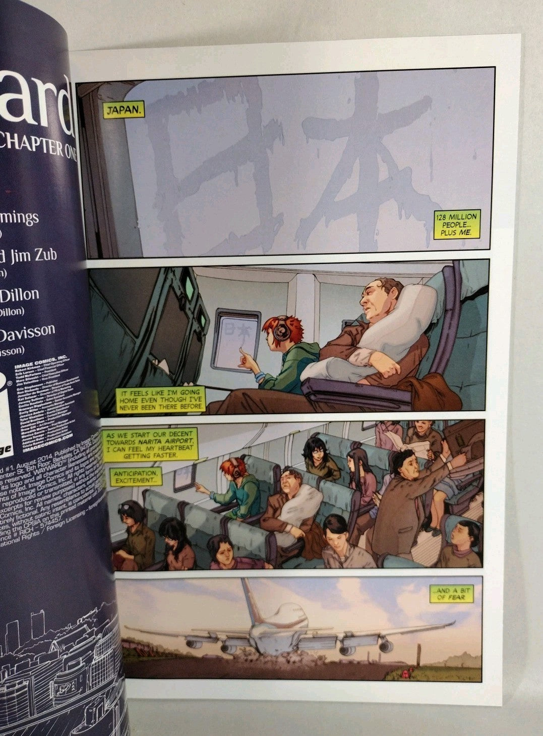 Wayward #1 (2014) Image Comic Erik Larsen RCCC Variant Cover J Signed Jim Zub NM