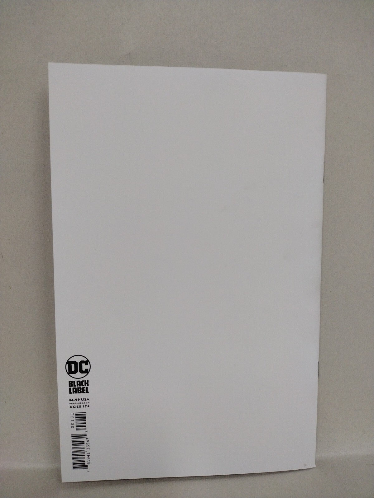 Strange Adventures #1 (2020) DC Comic Black Label Blank Sketch Variant Cover NM
