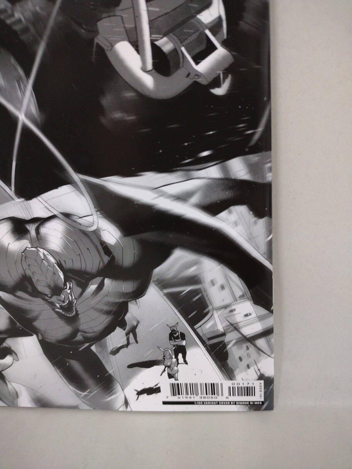 Batman And Robin #3 (2023) DC Comic SIMONE DI MEO Black & White 1:100 Variant NM