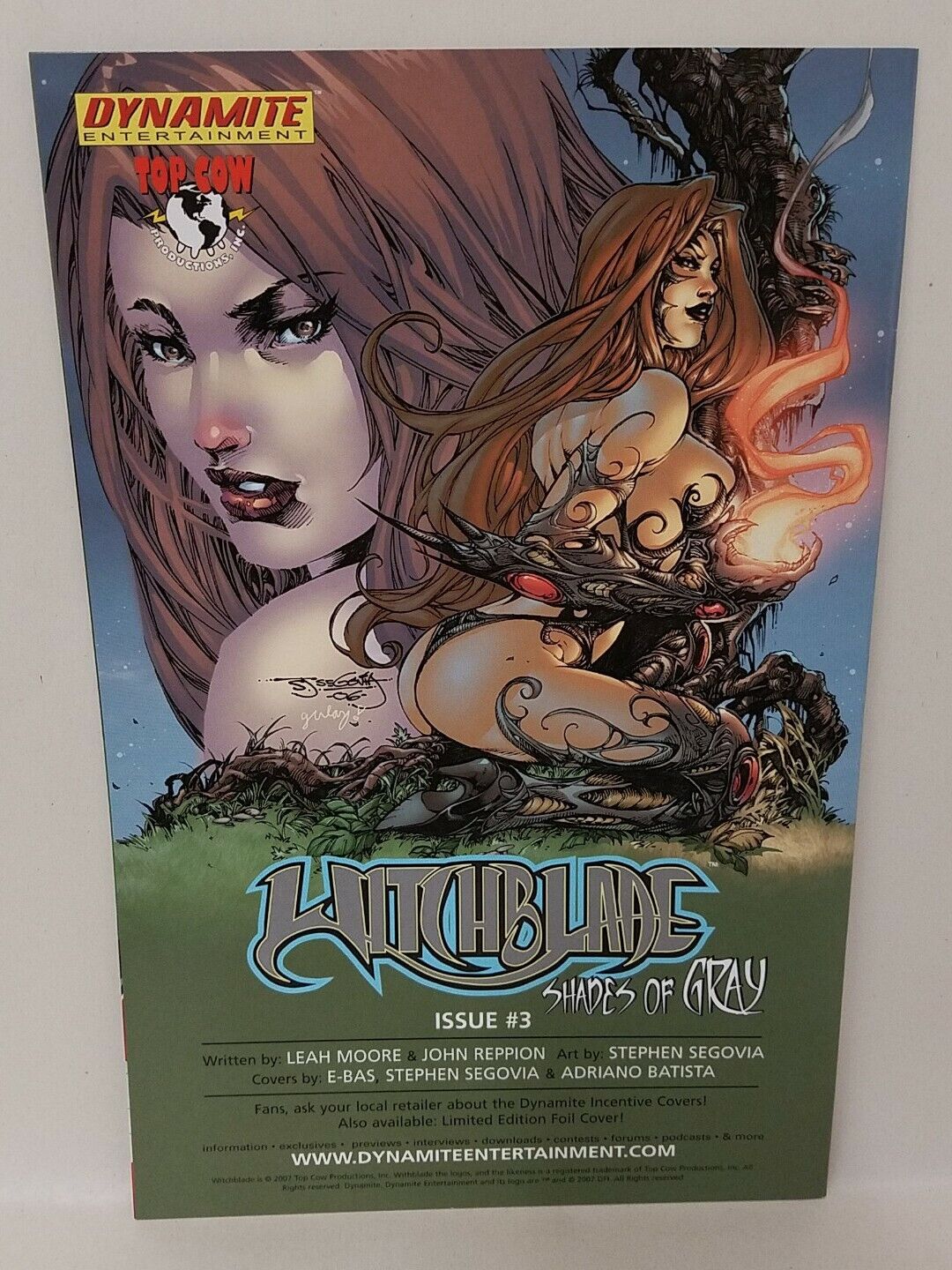 Witchblade Shades Of Grey (2007) #1 2 LTD Foil w COA #3 4 Complete Set Top Cow