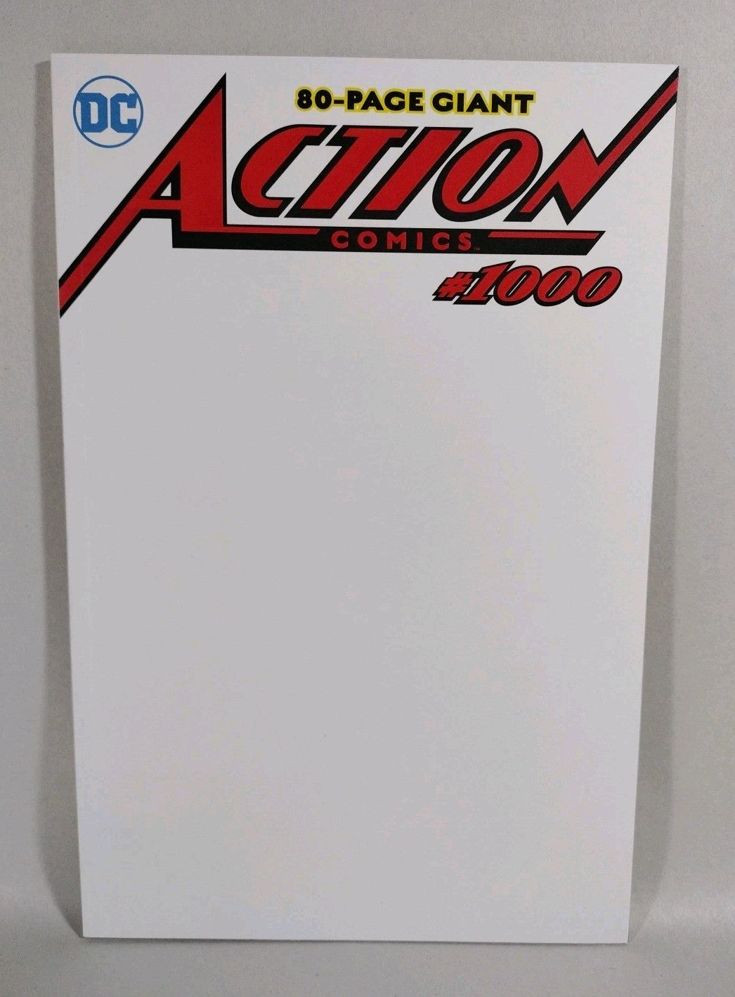 ACTION COMICS #1000 (2018) DC Comic Blank Sketch Variant Cover New NM