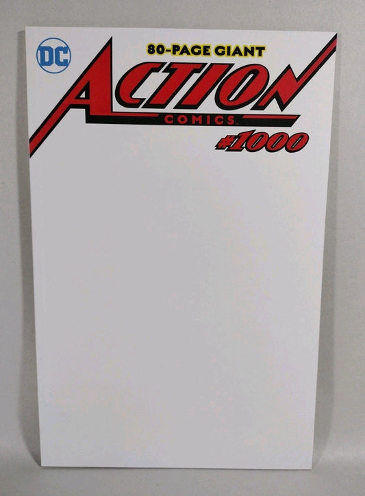 ACTION COMICS #1000 (2018) DC Comic Blank Sketch Variant Cover New NM