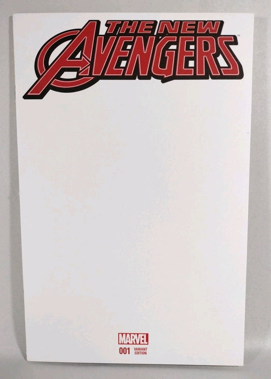 New Avengers #1 (2015) Marvel Blank Sketch Variant Cover Comic New VF