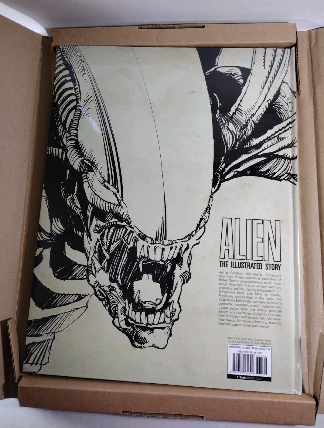 Alien The Illustrated Story Original Art 2012 HC Titan Book Simonson New Sealed 