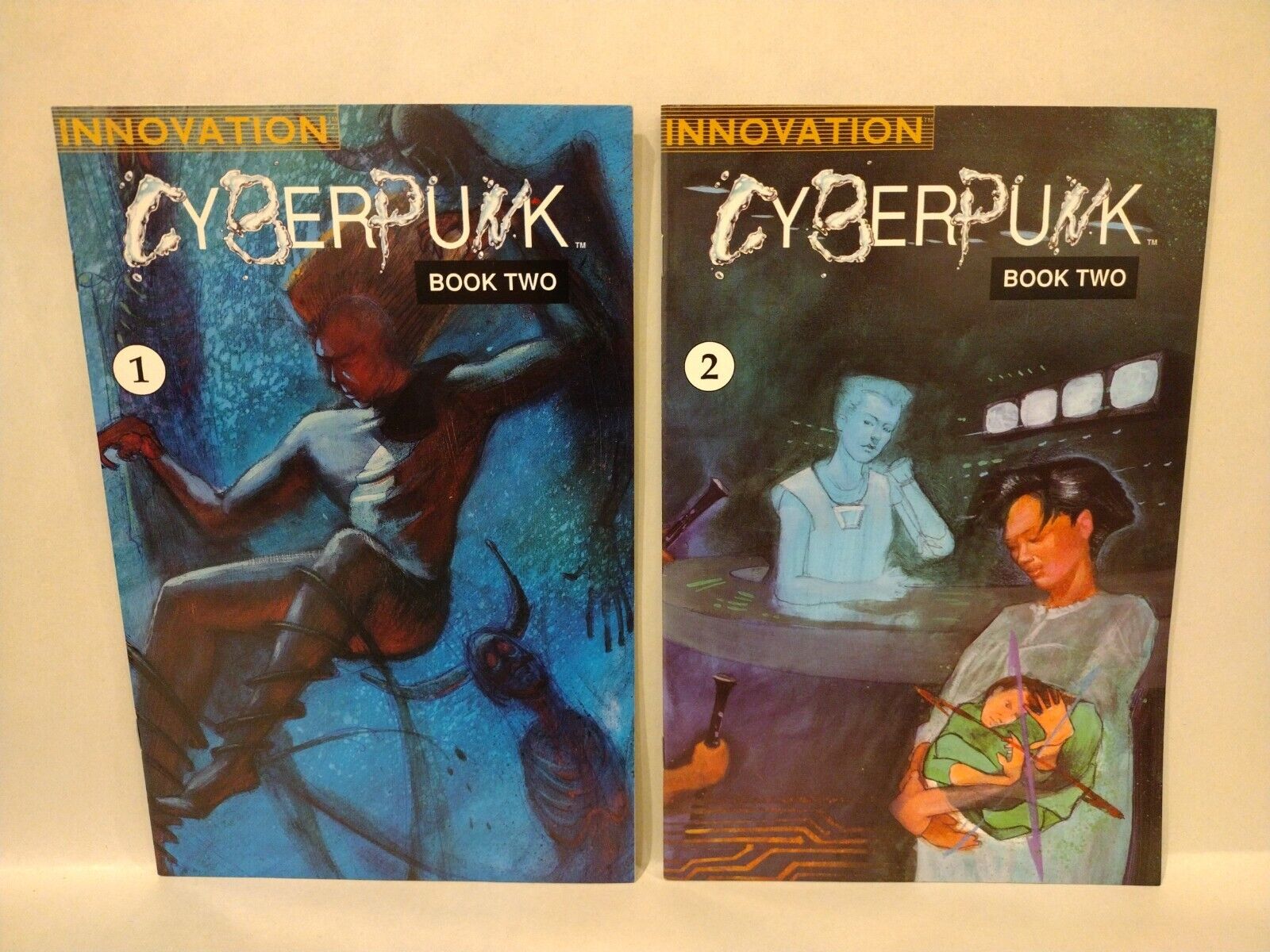 Cyberpunk Book Two (1990) Innovation Complete Comic Mini-series #1 2