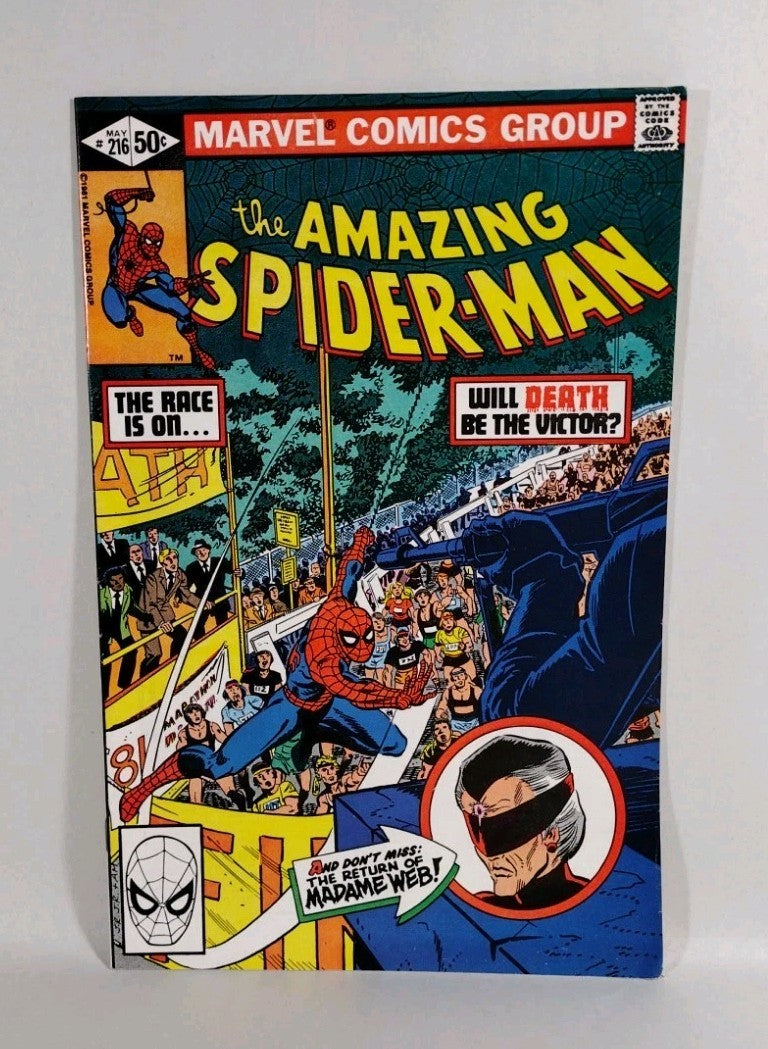 Amazing Spider-Man #216 (1981) Marvel Comic 2nd Madame Web VF