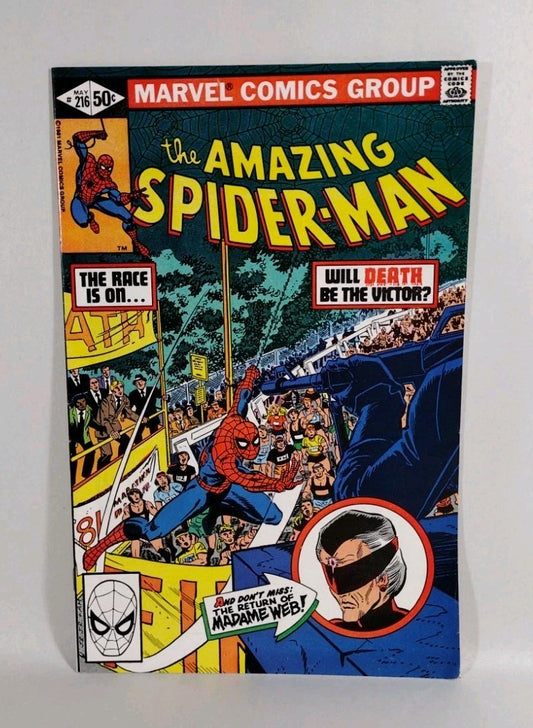 Amazing Spider-Man #216 (1981) Marvel Comic 2nd Madame Web VF