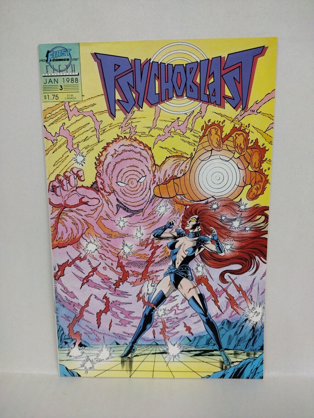 Psychoblast (1987) First Comic Set Lot #1 2 3 4 5 Steven Grant Rob Phipps