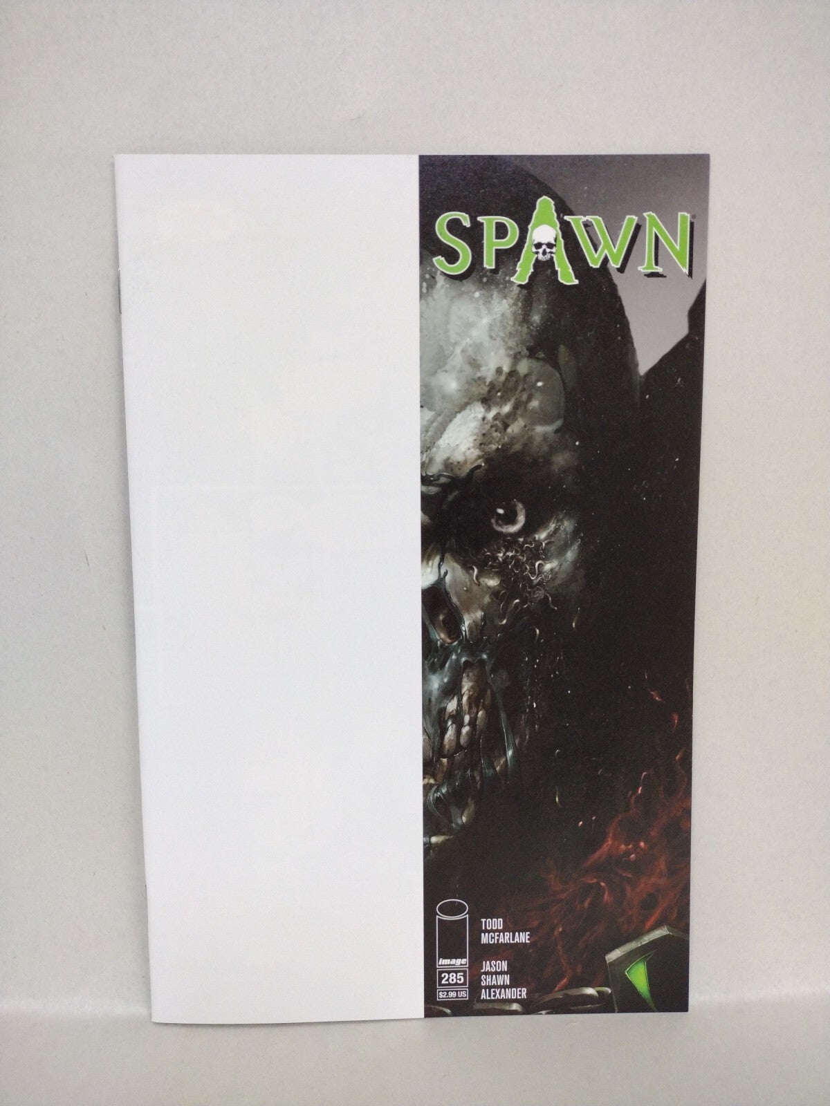 Spawn #285 (2018) Image Comic Mattina Flesh Half Blank Cover C Variant New NM