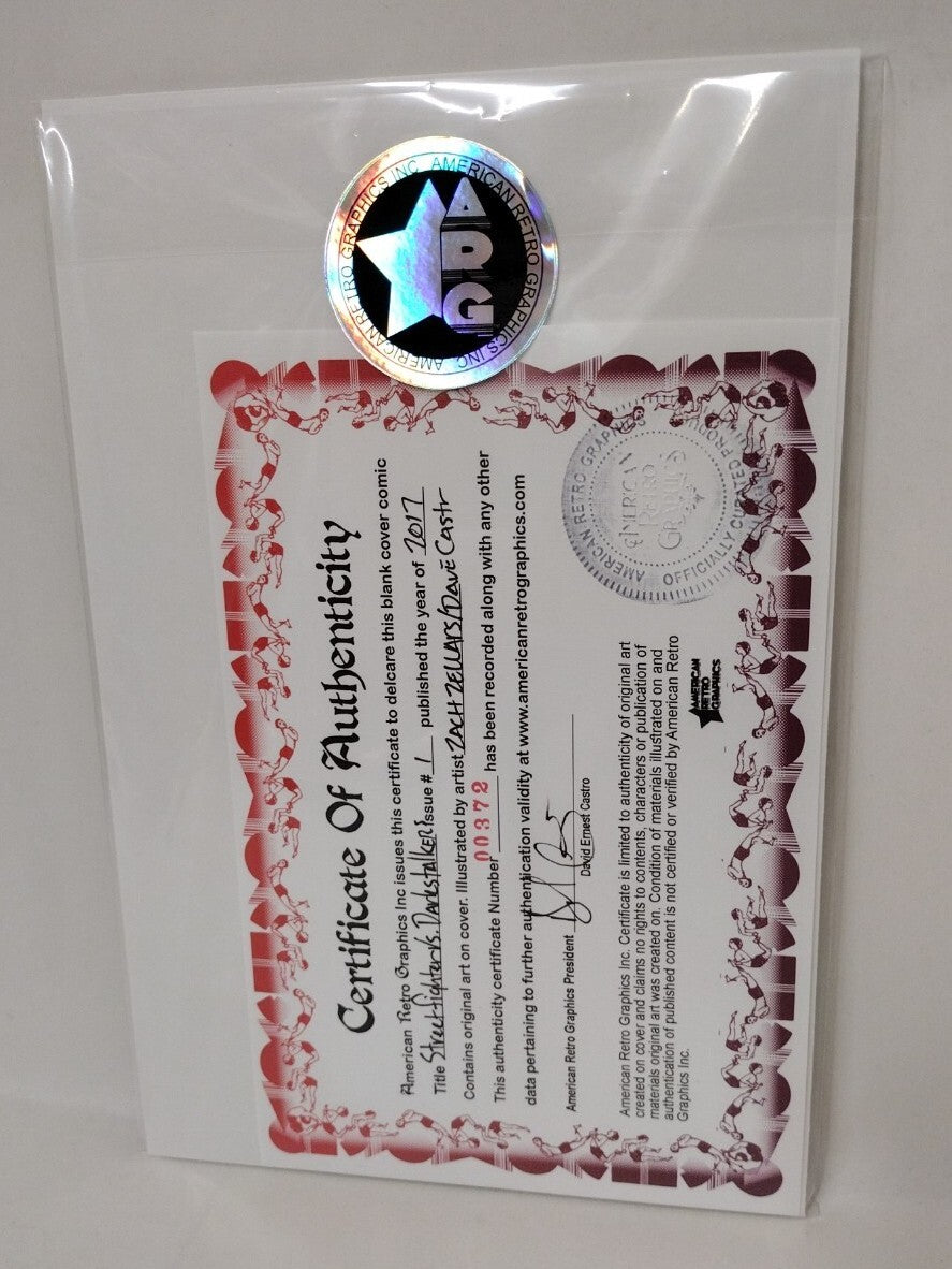 Street Fighter Vs  Darkstalkers 1 Blank Cover Udon Comic W Original Zach Zellars