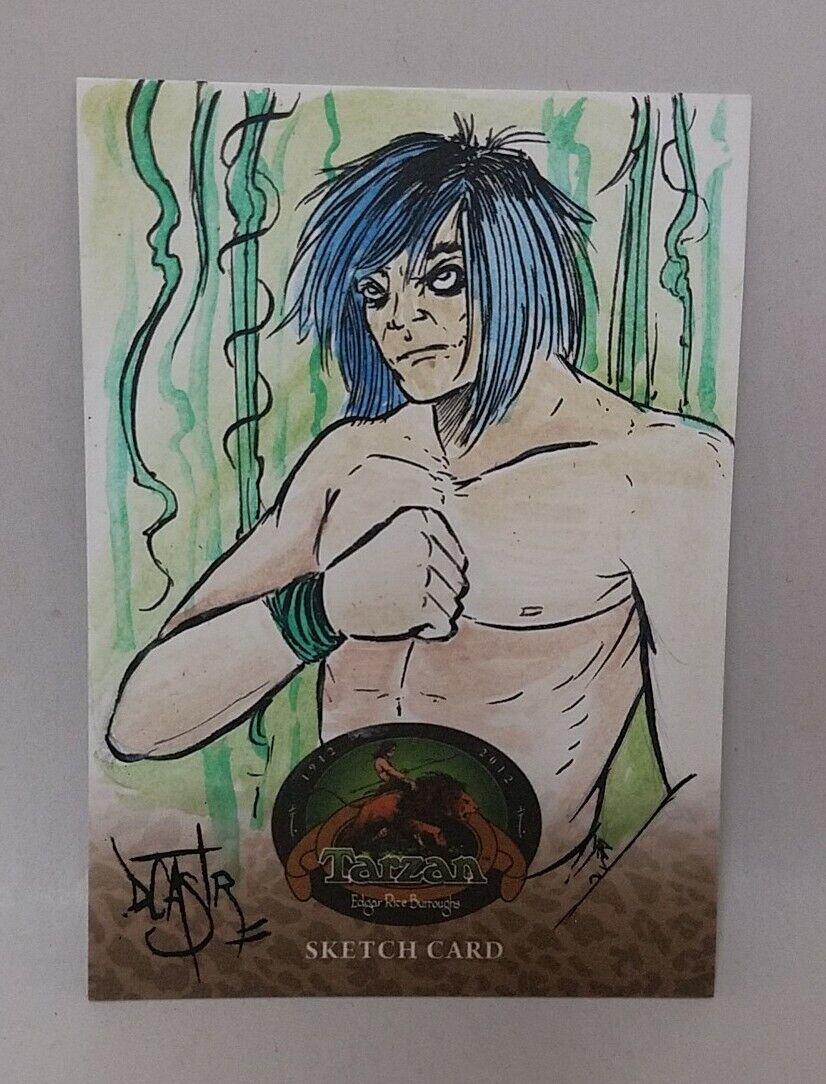 Tarzan 100th Anniversary 2012 Cryptozoic Sketch Card by Dave Castr Artist Proof