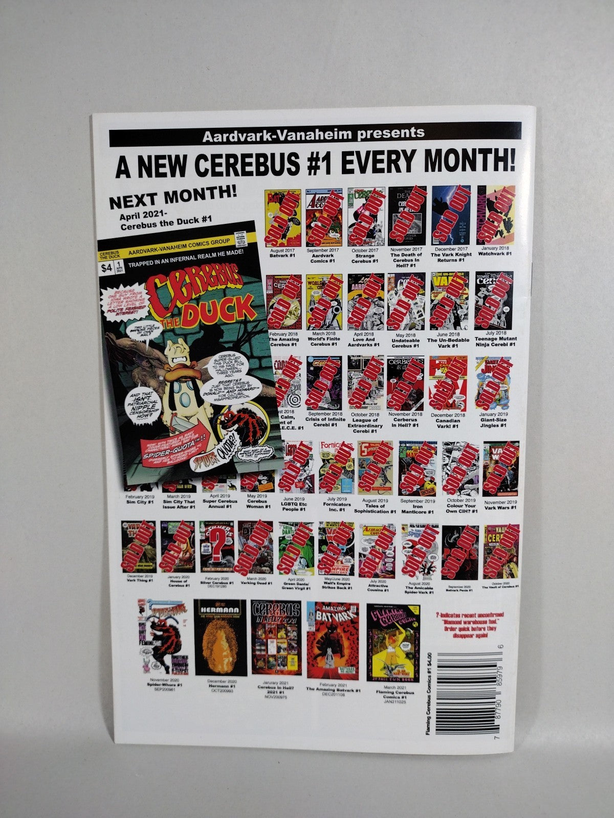 Cerebus (2021) Aardvark-Vanhiem Comic Lot Of 6 Dave Sim