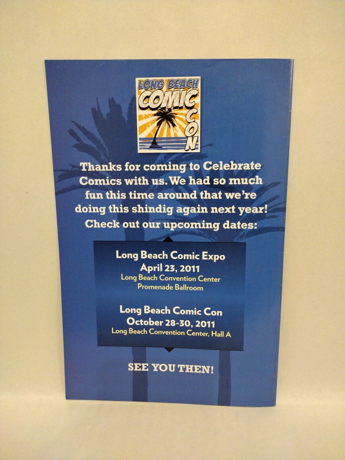 Long Beach Comic Con Convention Program Collection Lot 2009 2010 2011 2012 2013