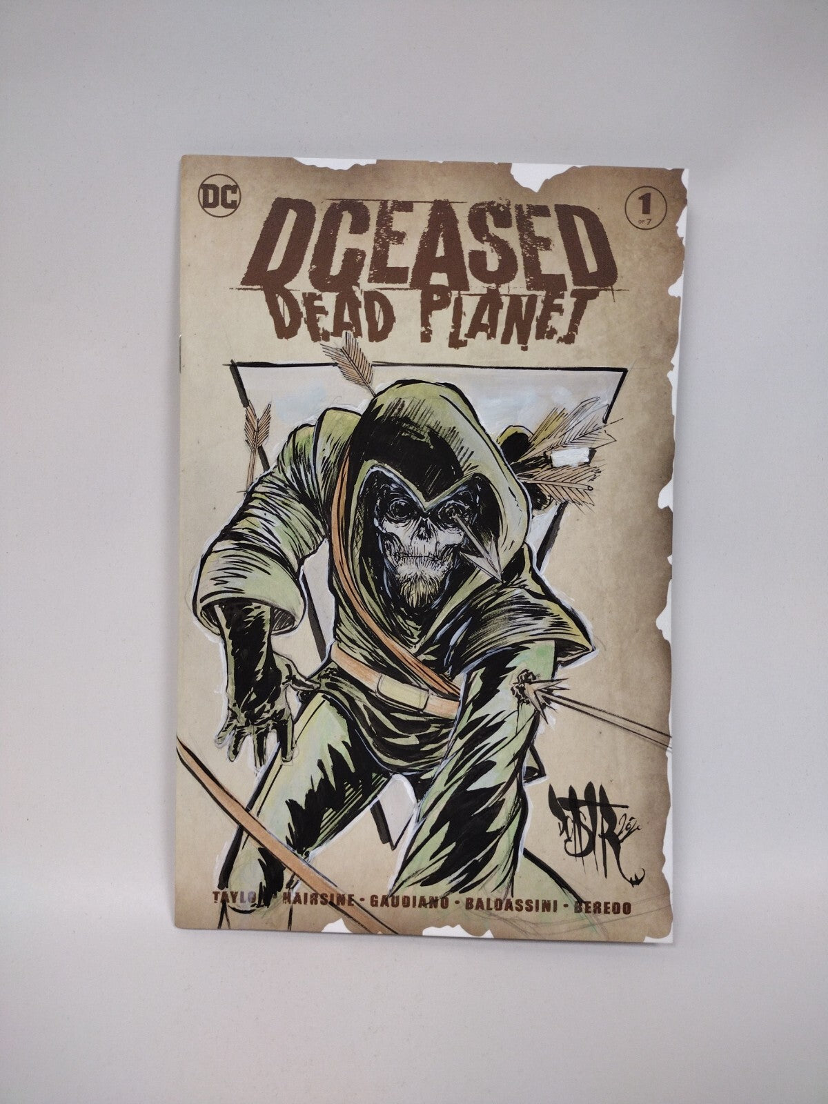 DCeased Dead Planet #1 (2020) DC Comic Sketch Cover w Original DCastr DCastr Art