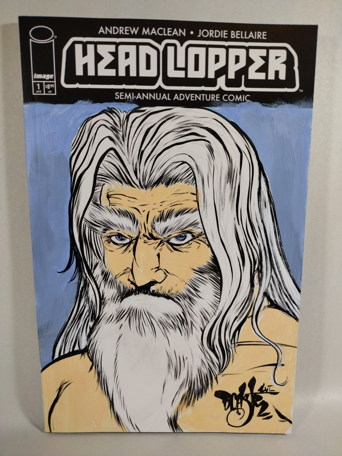 Head Lopper Semi-Annual #1 (2026) Image Comic Sketch Cover W Original DCastr Art