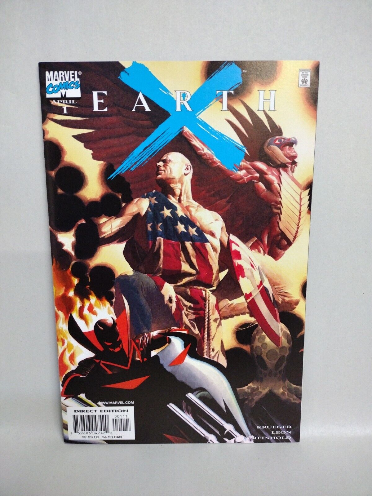 Earth X (1999) Marvel Comic Lot Set #0 1 2 3 4 5 6 7 JP Leon Alex Ross Cover Art