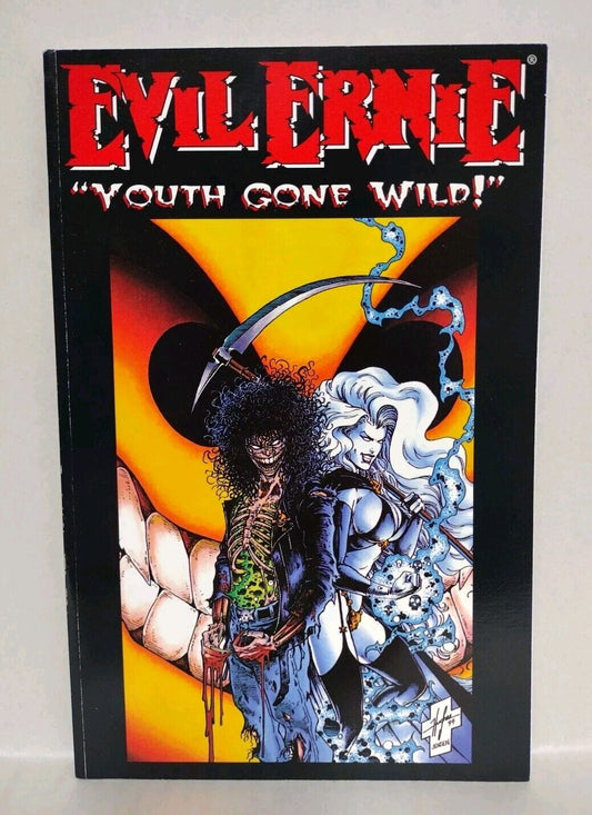 Evil Ernie Youth Gone Wild (1991) Eternity TPB 1st Edition Alternate Pages