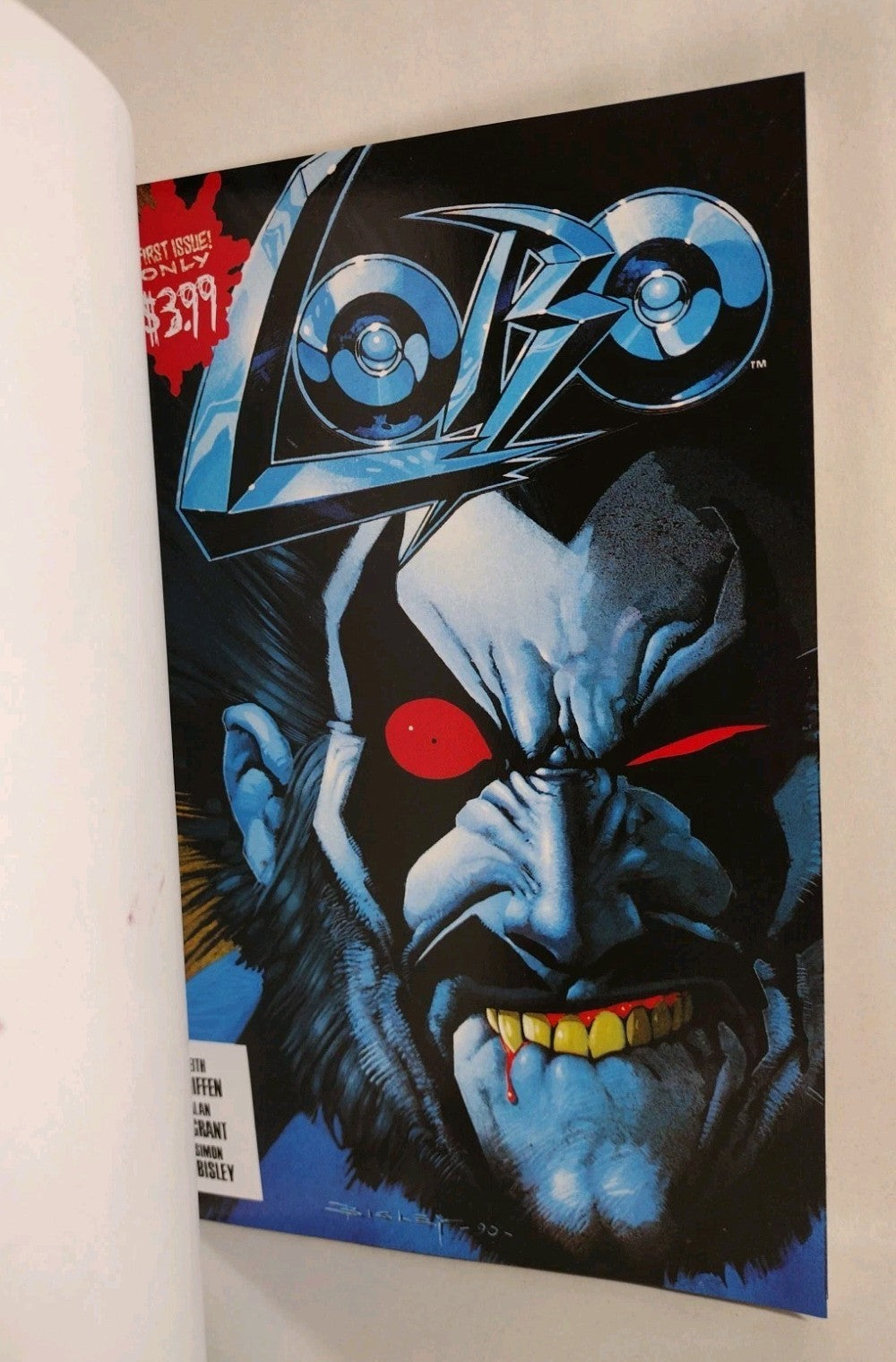 Lobo #1 Facsimile (2026) DC Sketch Variant Cover Comic W Original Dave Castr Art