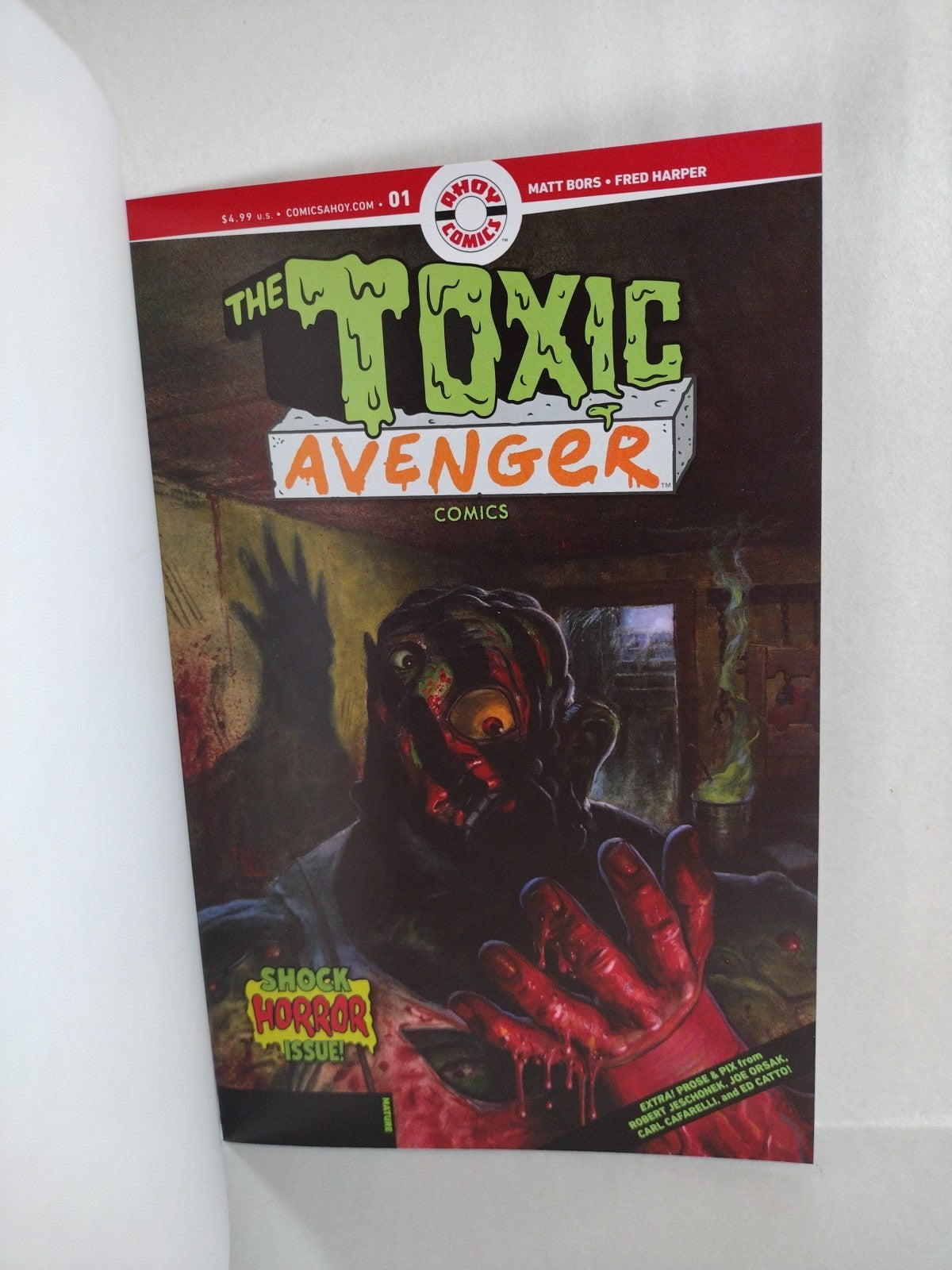 Toxic Avenger #1 (2025) Ahoy Sketch Cover Comic W Original Dave Castr Homage Art