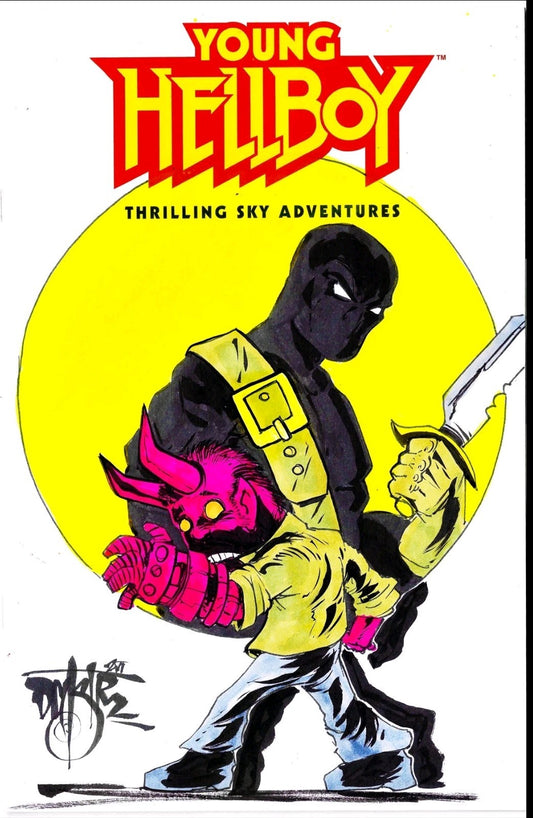 Young Hellboy #1 (2026) Dark Horse Sketch Cover W Original Dave Castr Art