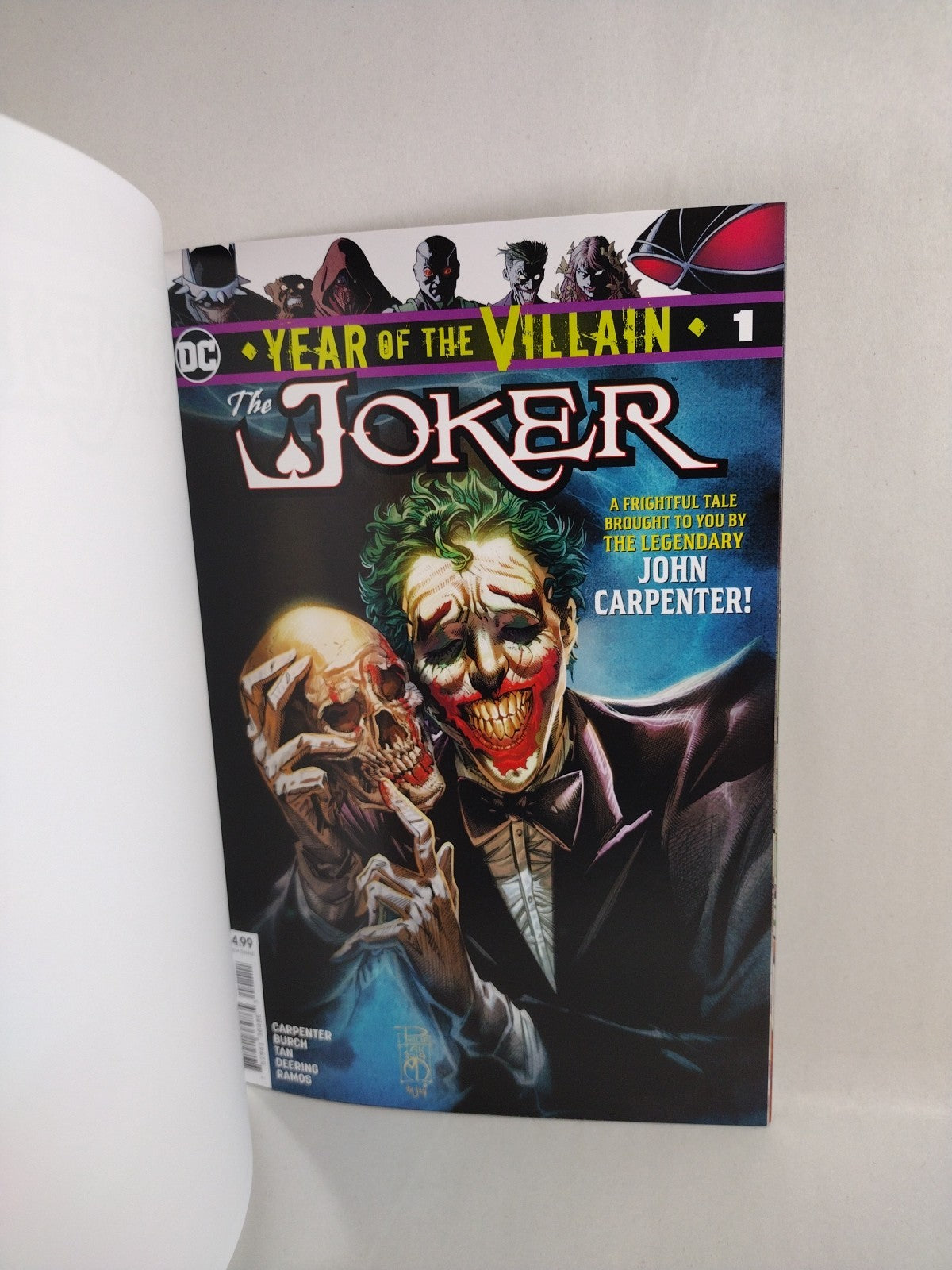Joker Year Of The Villain #1 (2019) DC Blank Sketch Cover Variant Comic New NM