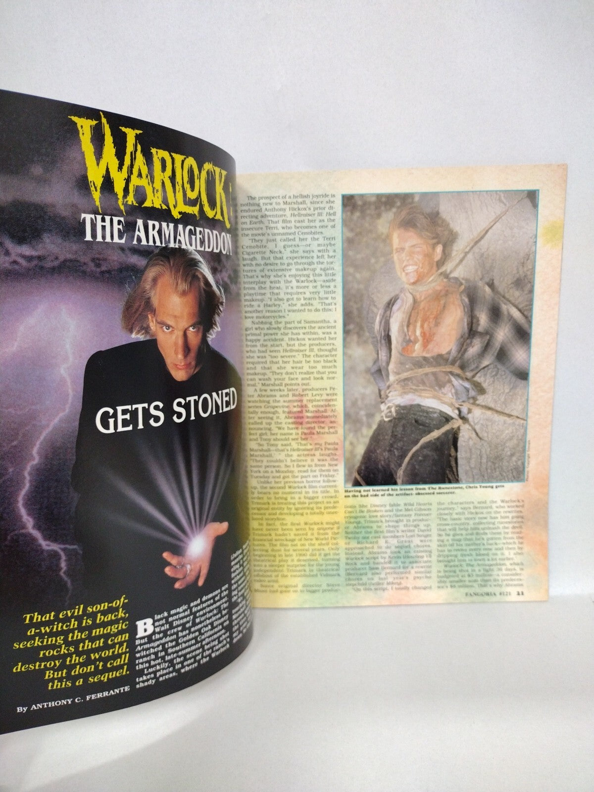 FANGORIA Magazine #121 (1993) Dark Half Dead Alive Warlock Armageddon AOD VF