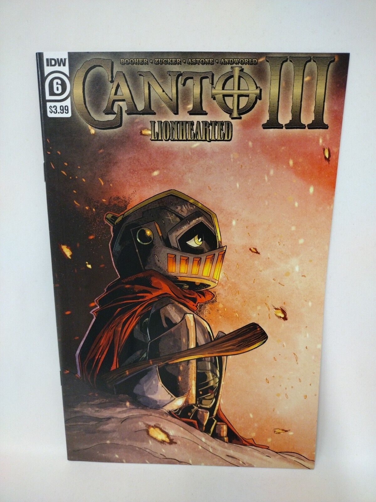 Canto III Lionhearted (2021) IDW Comic Lot Set #4 5 6 Last Issues Booher Zucker