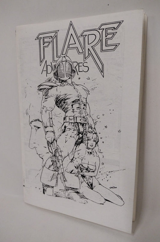 Flare Adventures #4 Champions Classic (1993) Flipbook Rare Production Ashcan