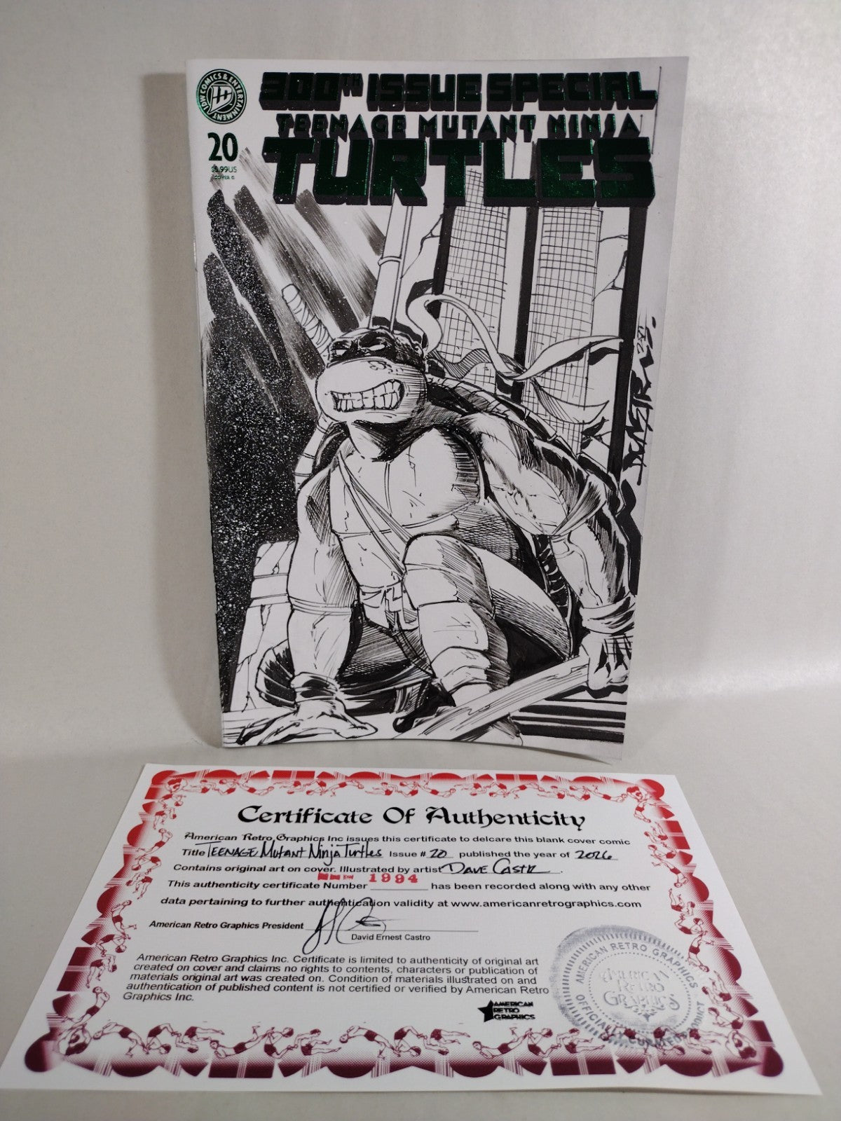 Teenage Mutant Ninja Turtles (2026) #20 300 Sketch Cover W Original DCastr Art