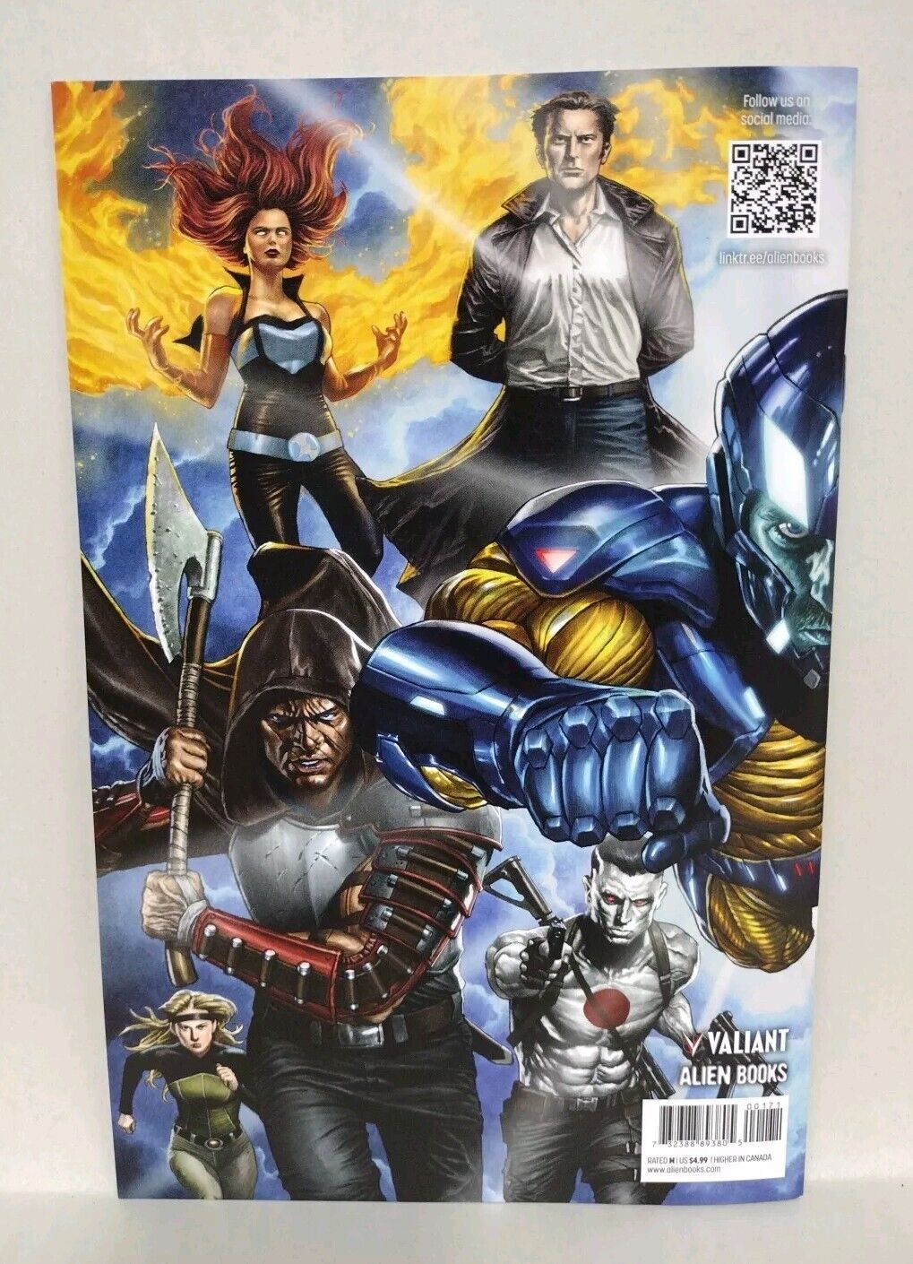 Resurgence Of The Valiant Universe #1 (2024) Alien Books Comic Variant Cover G