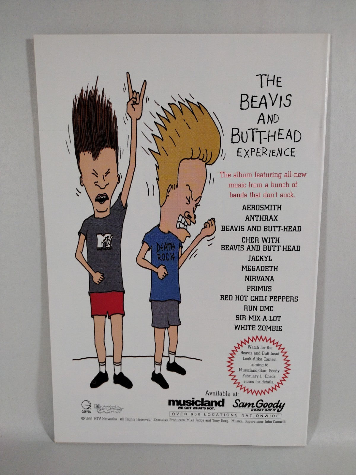 Beavis And Butt-Head #1 (1993) Marvel MTV 1st Comic Appearance NM