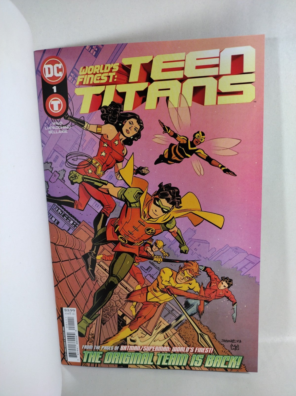 World's Finest Teen Titans #1 (2023) DC Comics Blank Sketch Variant Cover Comic
