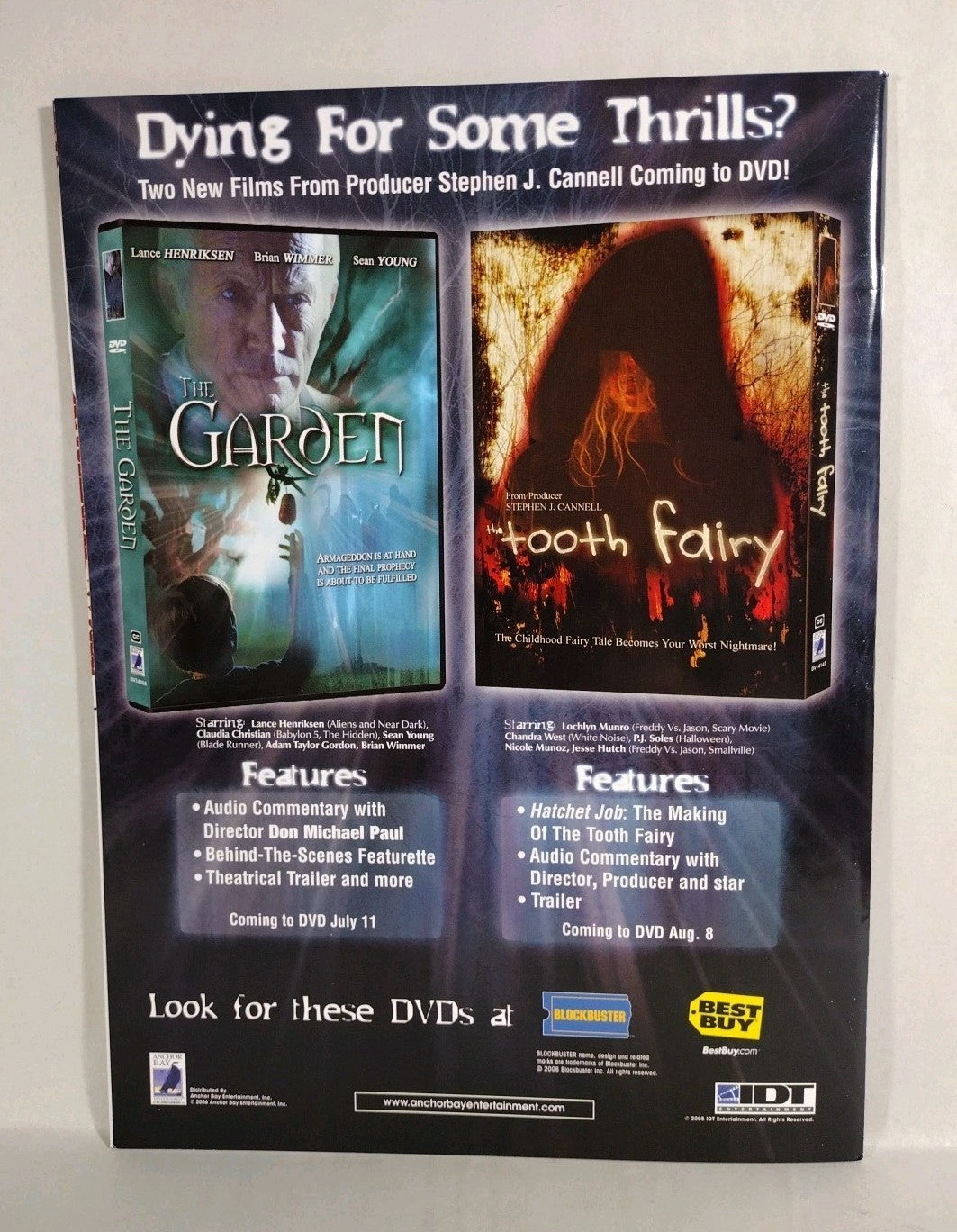 FANGORIA Magazine #255 (2006) Snakes On A Plane Pulse 30 Days Of Night Feed NM