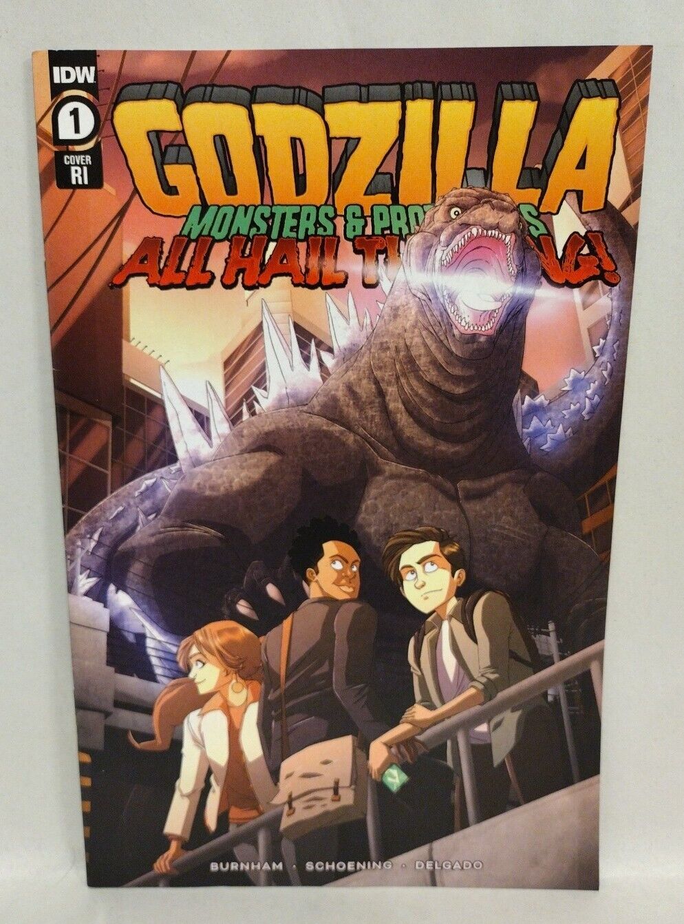 Godzilla Monsters + Protectors All Hail The King 2022 IDW 1:10 Variant Set 1 2 3