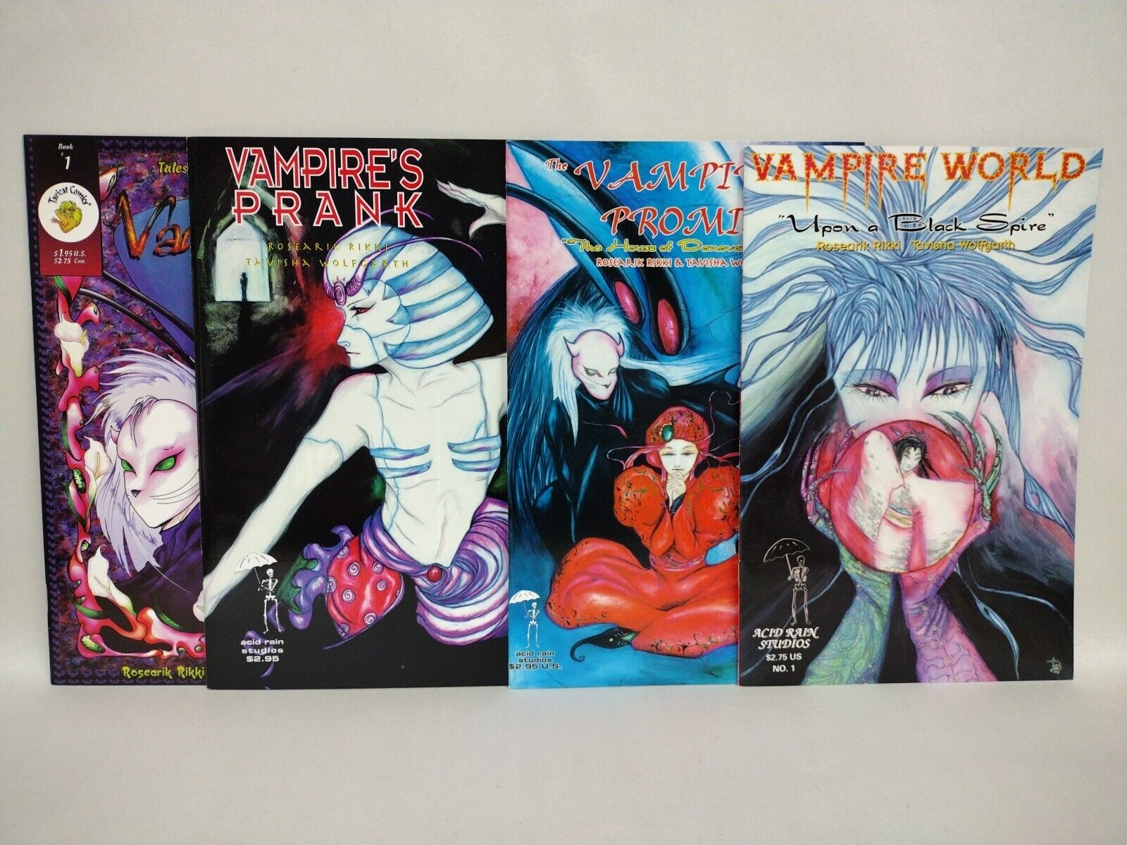 Vampire World Promise Prank & Vampirada Comic (1993) Acid Rain Tavisha Wolfgarth