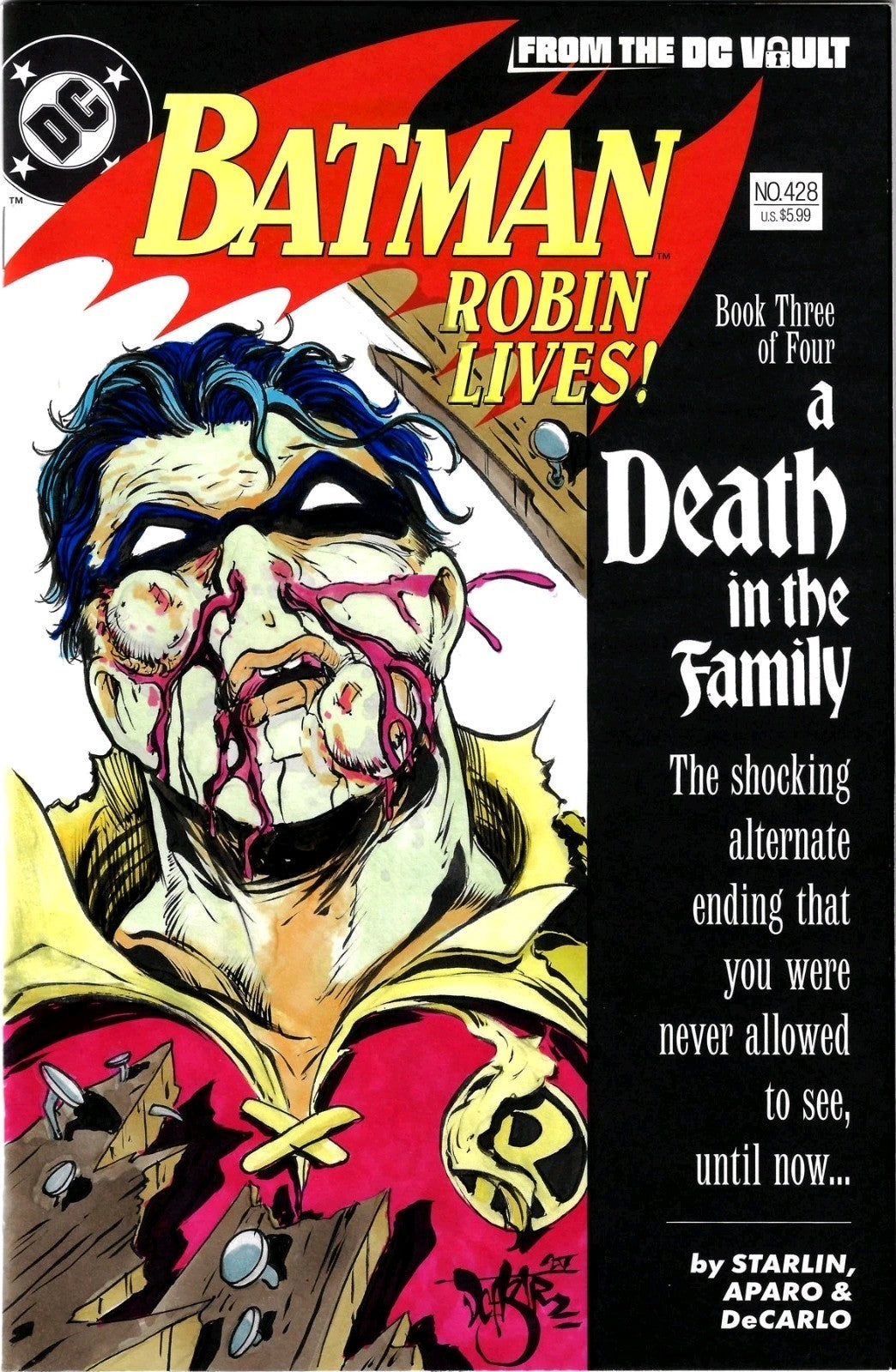 Batman 428 Facsimile Ed 2024 DC Comic Sketch Cover Variant W Original DCastr Art