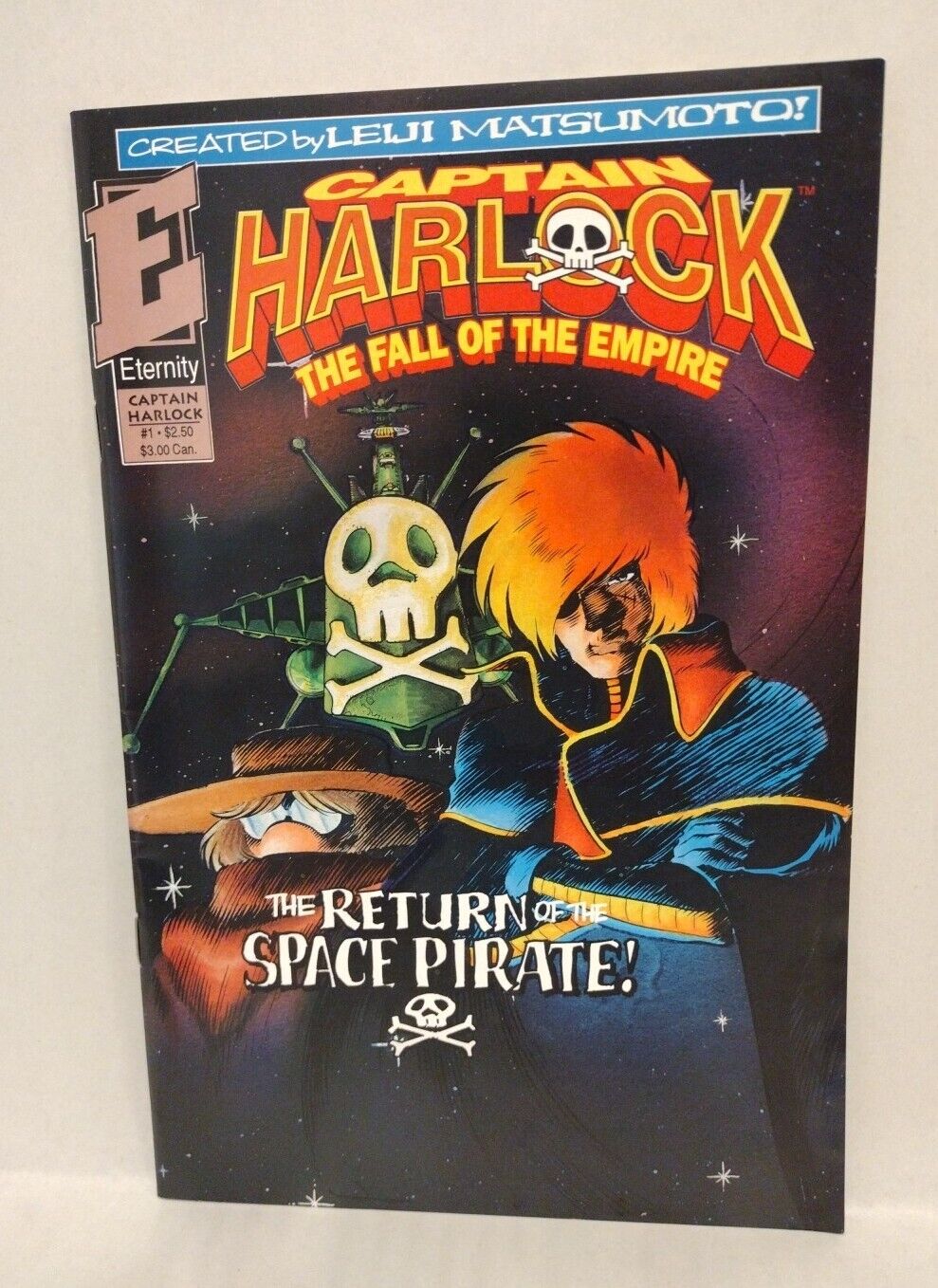 Captain Harlock Fall Of The Empire (1992) Complete Eternity Comic Set + Special