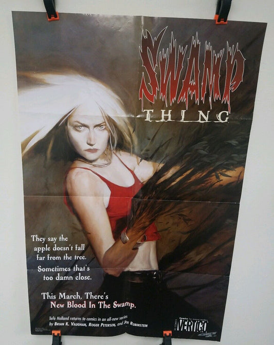 SWAMP THING (2000) Promotional Poster 22 x 34 Unused DC Vertigo Comics Rare