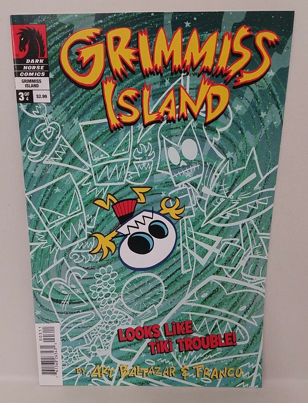 Grimmiss Island (2014) Dark Horse Itty Bitty Comic Set #1 2 3 Tiki Monster