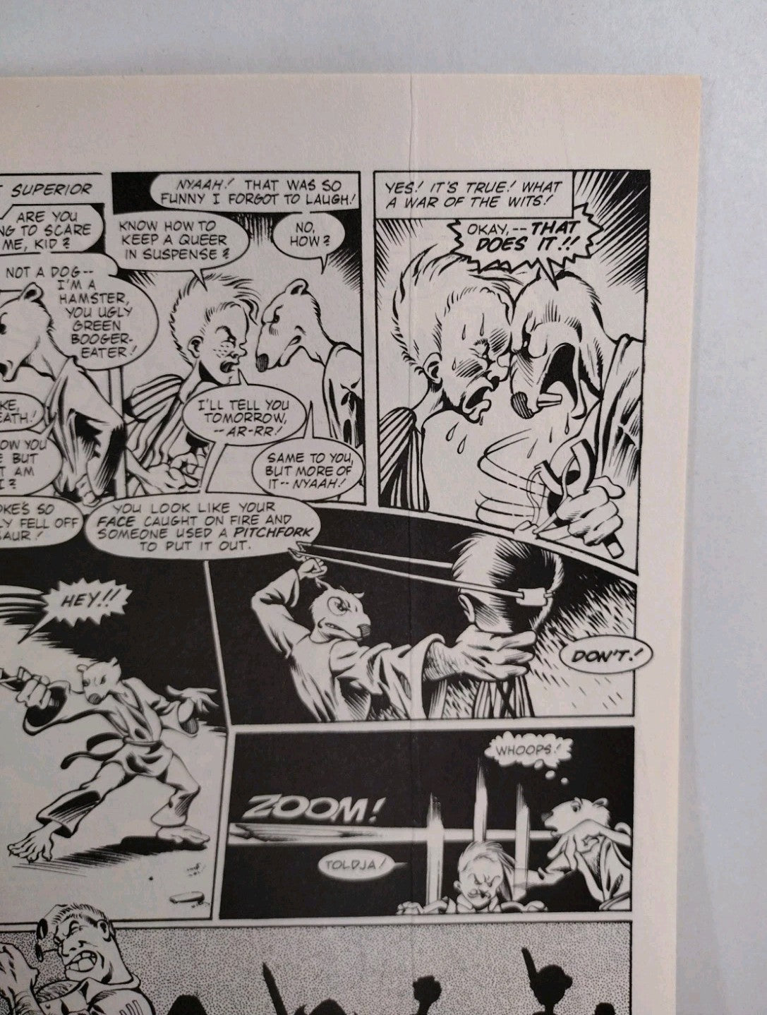 Adolescent Radioactive Blackbelt Hamsters #6 (1987) Eclipse Comic Sam Kieth