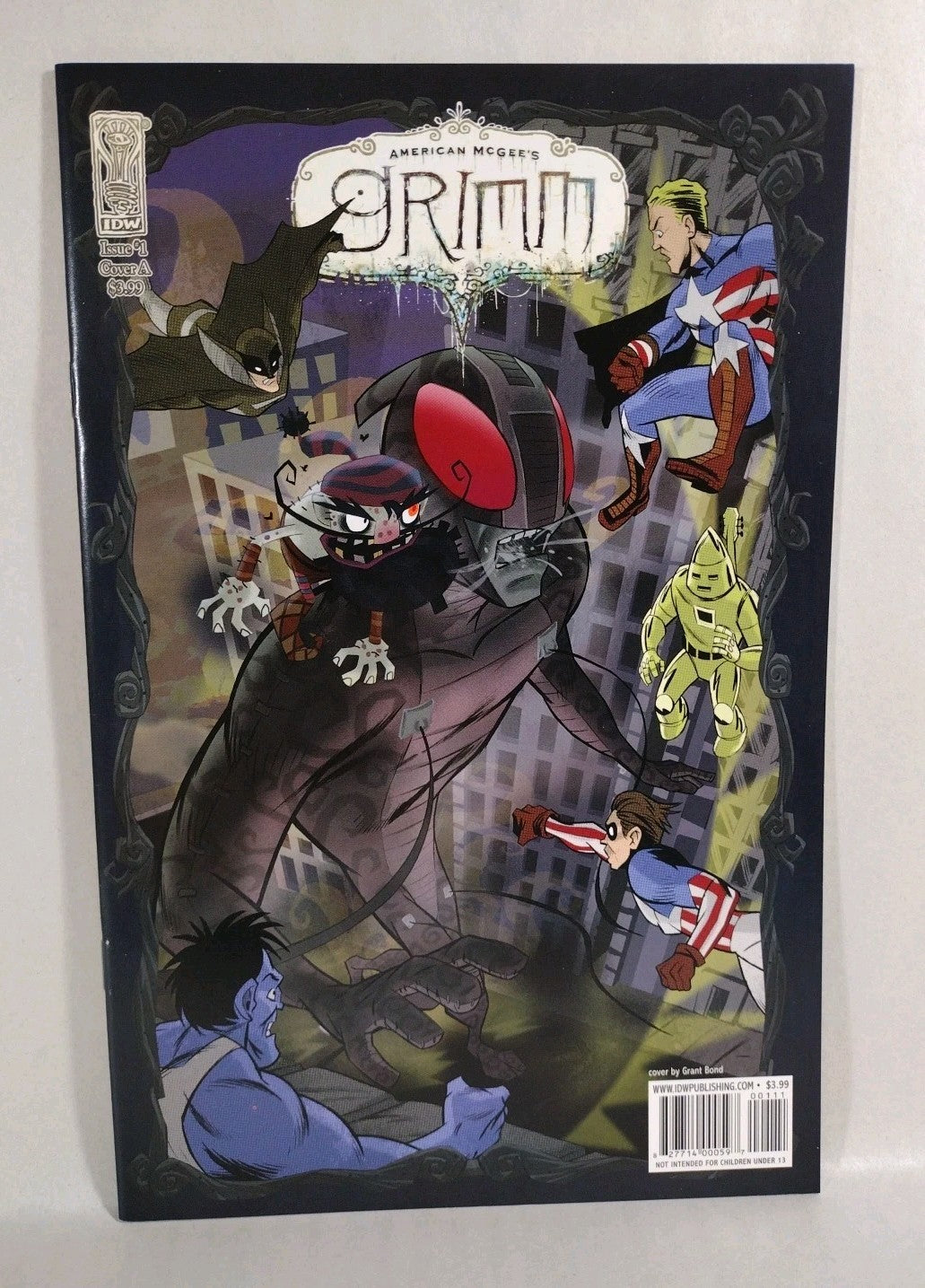 American Mcgee Grimm 1 2 3 4 (2009) IDW Comic lot  Bond MacPherson VF-NM