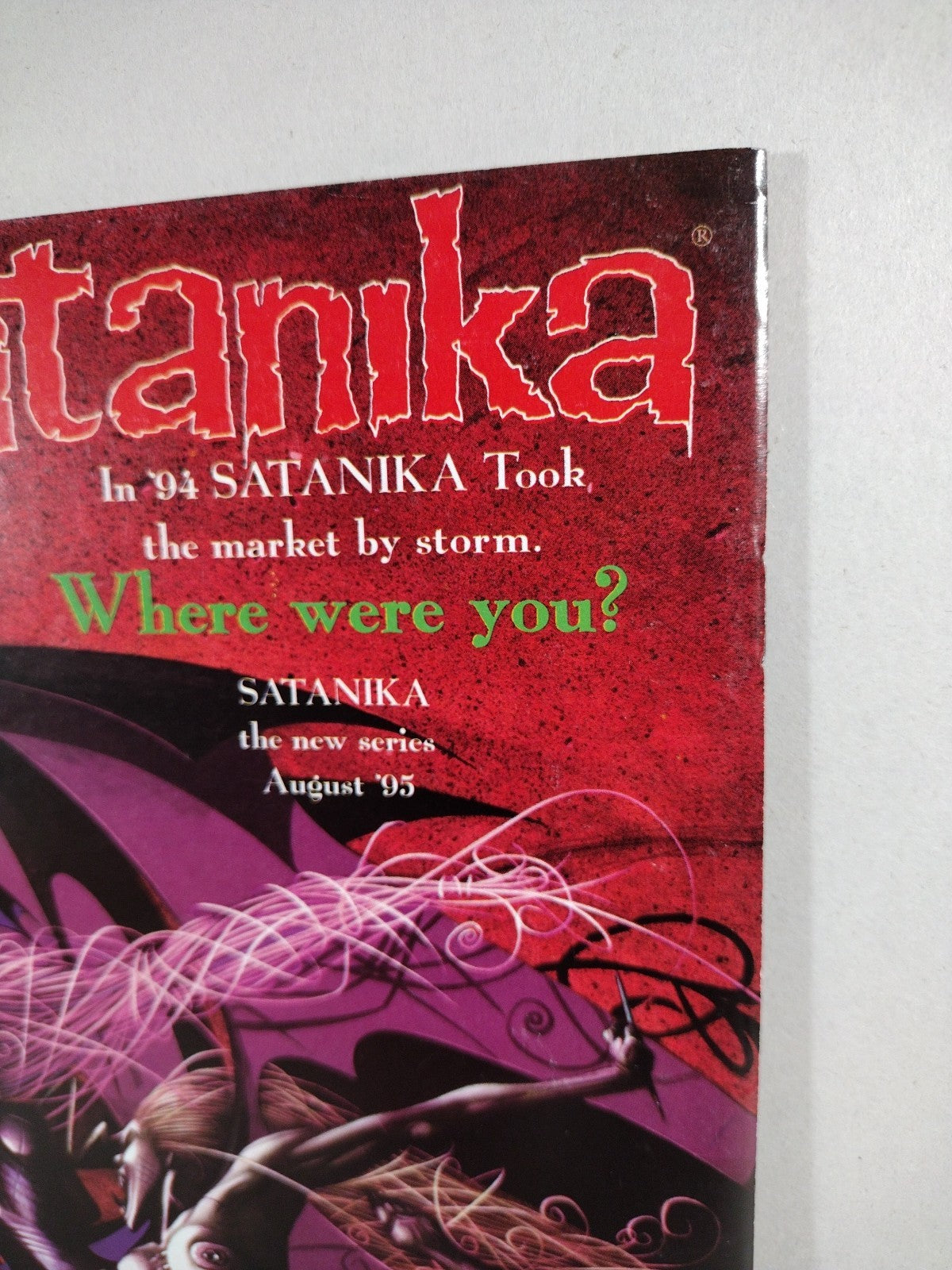 Satanika #4 (1995) Verotik Danzig Comic Martin Emond Nancy Collins Cover VF-NM