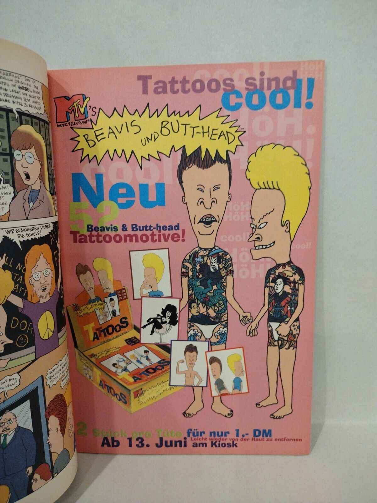 Beavis And Butt-Head (1995) Marvel German Edition #8 Comic Dino Verlag X-Factor