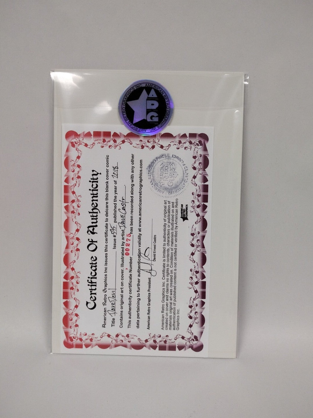 Daredevil #595 (2018) Marvel Sketch Cover Comic w Original Art Dave Castr Art