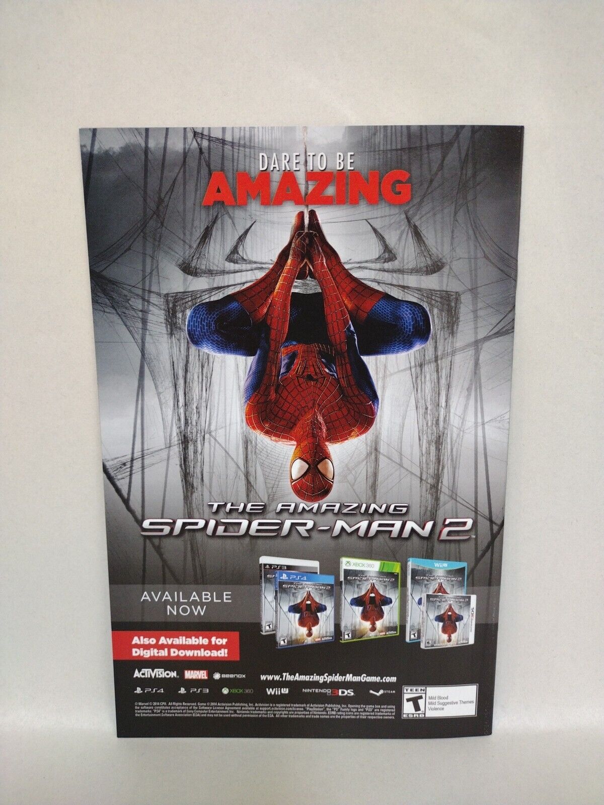 Amazing Spider-Man #3 (2014) Marvel Comics Tim Sale 1:25 Ratio Variant Silk NM