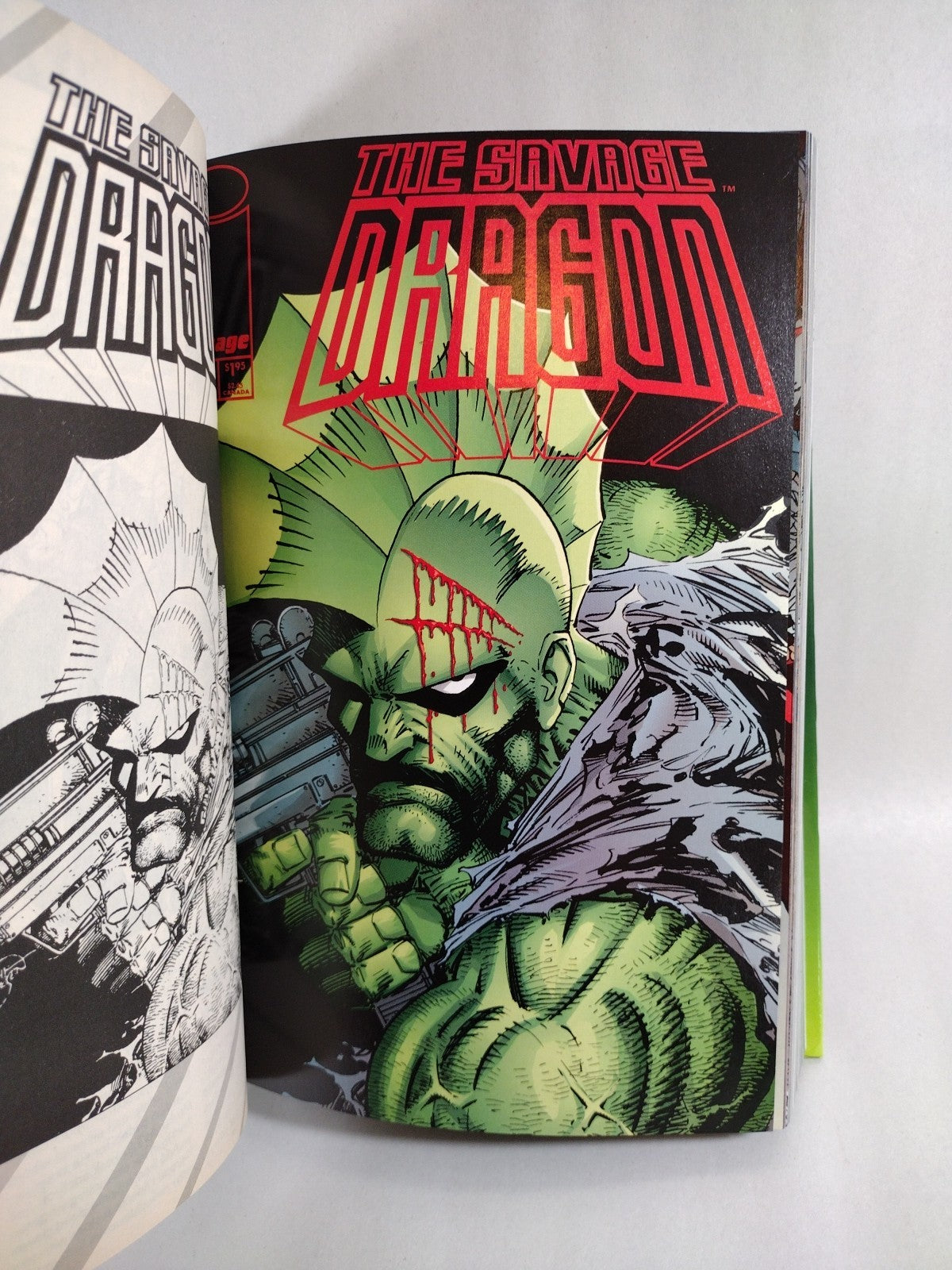 Savage Dragon Omnibus Savage Edition (1992) Image Custom Bound Comic HC W DJ