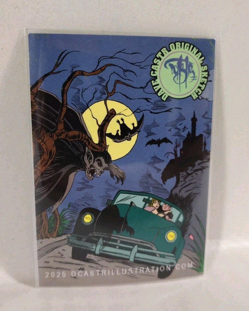 Dave Castr Crusin (2025) OAC Sketch Card W Original Solar Man Of The Atom Art